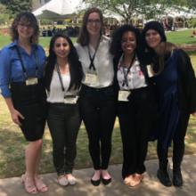 (From left to right) Katie Gross, Alejandra Diaz, Rachel Yates, Alana Demones, and Katherine Kempton