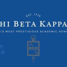 Phi Beta Kappa logo shown