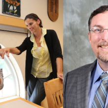 Associate Professor Gijanto and student and Professor Larsen pictured