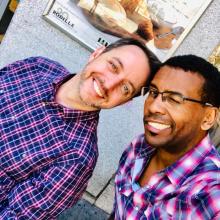 Matt Newcomer, left, and Jayson Williams 