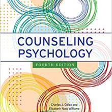 Counseling Psychology textbook cover