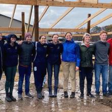 Rowing team members at Shiloh Manor