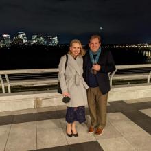 Christine Adams and Charles Holden