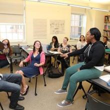 Students in the classroom