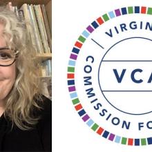 Sue Johnson with VCA award 