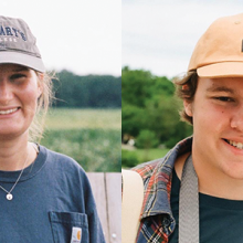 Rachel Carson Campus Fellows Lily Riesett and Nathan Villiger