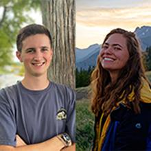 Peyton Eppard and Sydney West portraits