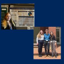 Briana Corbin '24, Gabrielle Blew '24, Angelie Roche '24, Katya Scott '24 