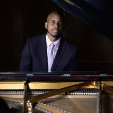 Ellington Carthan at the piano