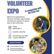 Flyer for Volunteer Expo 