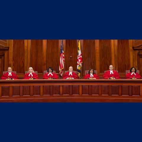 Judges in the Maryland Supreme Court