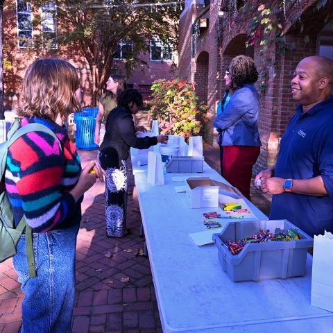 Student event at the Campus Center at St. Mary's College of Maryland