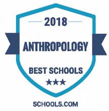 Schools.com best anthropology badge