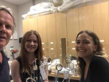 Cecile Walton '19  pictured at Summer Internship for Smithsonian Institute
