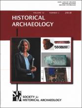 Cover of Historical Archaeology 