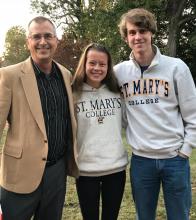 William Roberts, Melody Raynaud and Daniel Mehaffey pictured