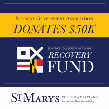 Graphic image stating SGA donates $50,000 to Recovery Fund