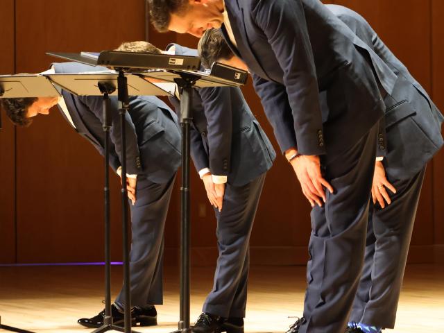 The King's Singers take a bow