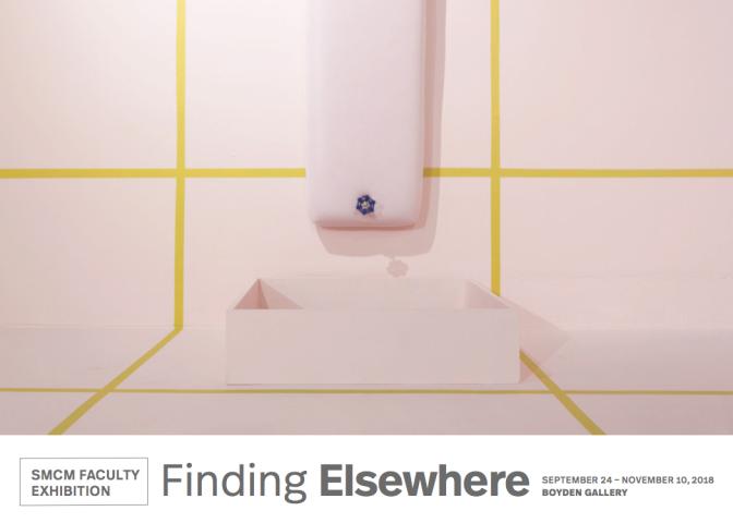 SMCM Faculty Exhibition, Finding Elsewhere Postcard