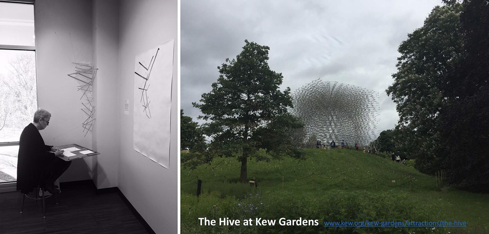 Image of Lori Rubeling and The Hive at Kew Garden