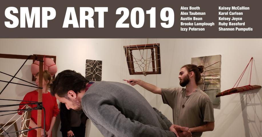 SMP ART EXHIBITION with photo of art in Boyden Gallery