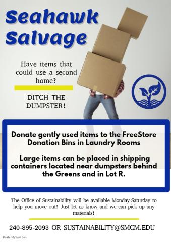 Office of Sustainability Presents: Ditch the Dumpster, Flyer