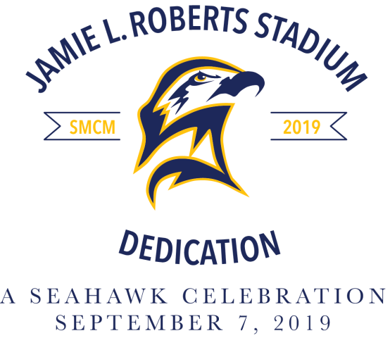 Jamie L. Roberts Stadium Dedication: A Seahawk Celebration, September 7, 2019, Text and Logo