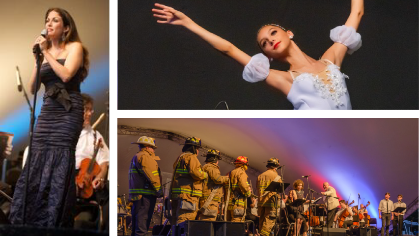 collage of featured artists for RCS July 3