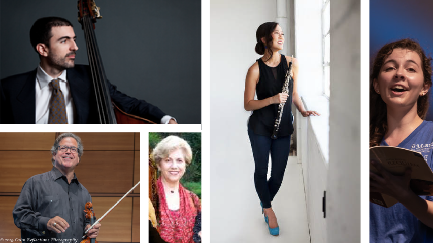 collage of featured artists for RCS July 17