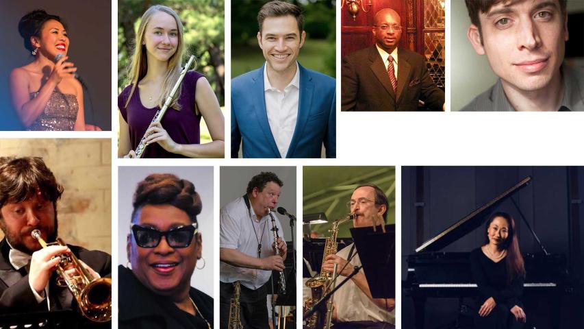collage of featured artists for RCS July 31