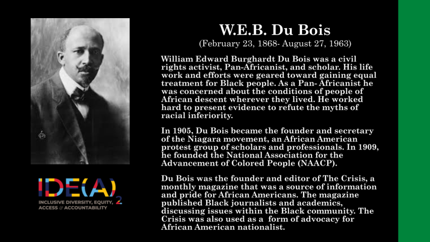 Black History Month 13, W.E.B. Du Bios