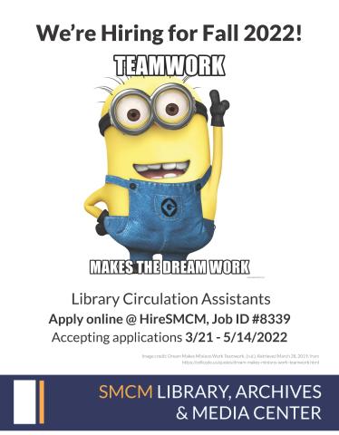 Library Hiring-Fall '22