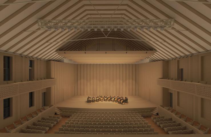 Performing Arts Center Auditorium Rendering