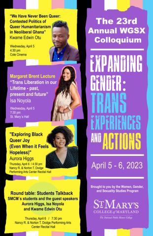 The 2023 Colloquium continues the program’s tradition of engaging with critical intellectual themes, this time focusing on transgender and gender non-conforming populations.