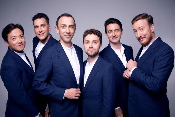 A photo of the King's Singers.