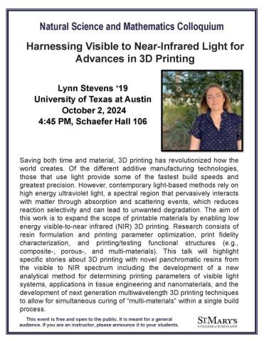 Stevens Colloquium Flyer