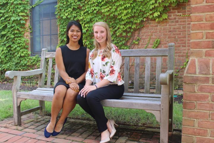Mariel Santos '20 and Beth Thomas '21 pictured