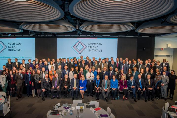 Group photo of all attendees of the ATI Presidential Summit 
