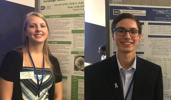 Hannah Smith ’20 and Michael Timmer ’20 pictured