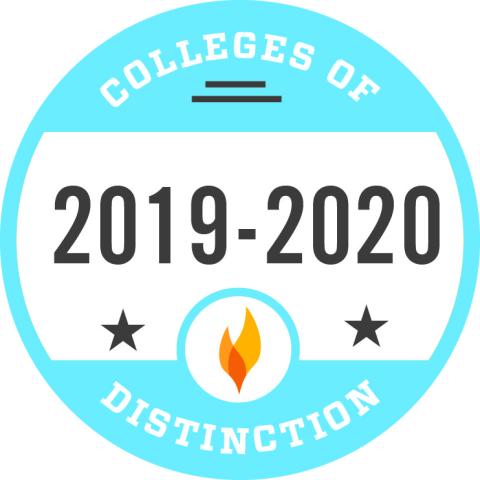 College of Distinction badge pictured