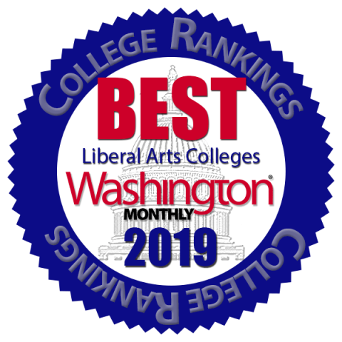 Washington Monthly badge pictured