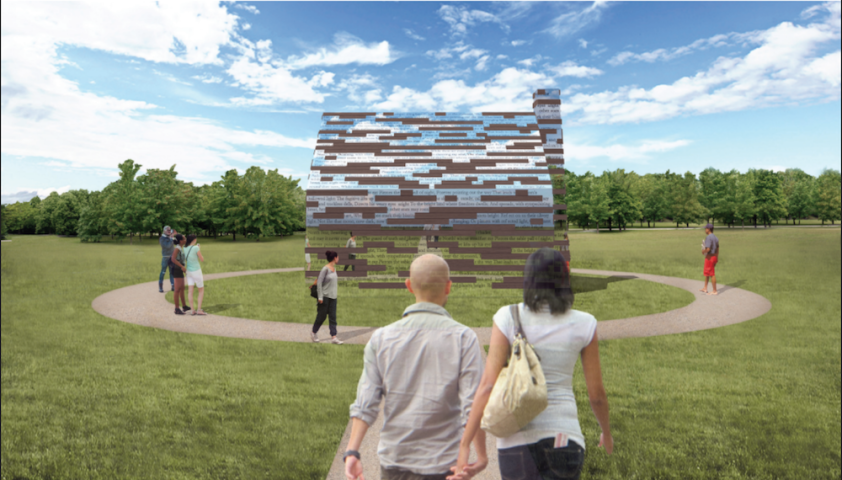 A Commemorative to Enslaved Peoples of Southern Maryland rendering shown