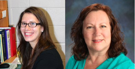 Emily Lamoreau '11 (staff therapist) and Laurie Scherer (director) pictured