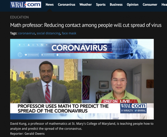 David Kung on WRAL Charlotte News