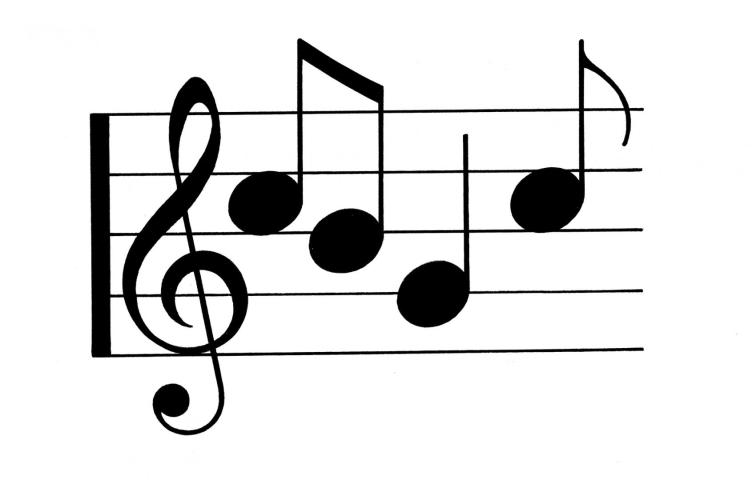 musical notes pictured