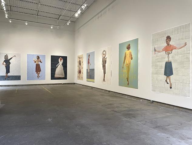 photo of the exhibition at Gallery at 3S Artspace courtesy of Sue Johnson