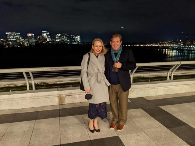 Christine Adams and Charles Holden