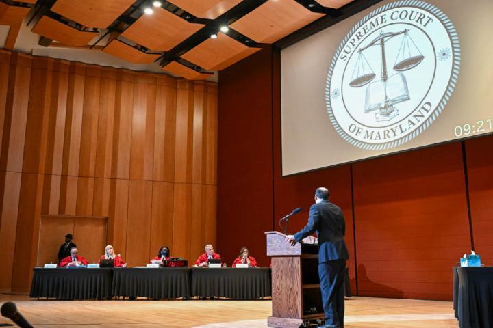 Attorney argues before the Maryland Supreme Court
