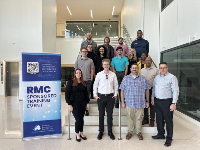 SMCM students and RMC leadership pose for a group photo