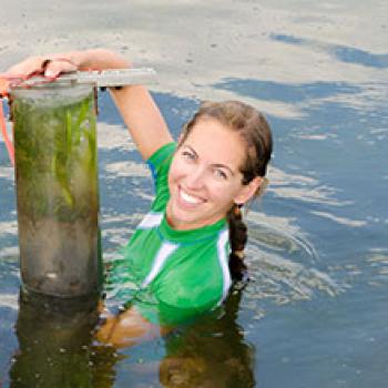 Cassie Gurbisz, assistant professor of environmental studies pictured